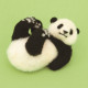 Japan Hamanaka Wool Needle Felting Kit - Naughty Panda