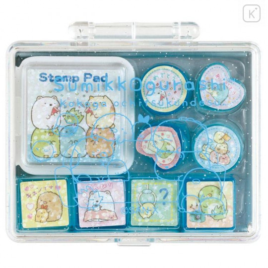 Japan San-X Stamp Chops Set (S) - Sumikko Gurashi / FT63803 - 1