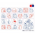 Japan San-X Stamp Chops Set (L) - Sumikko Gurashi / FT64002 - 3