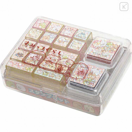 Japan San-X Stamp Chops Set (M) - Sumikko Gurashi / FT24601 - 1
