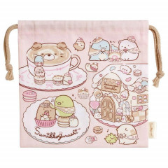 Japan San-X Drawstring Bag - Sumikko Gurashi / Sweets House B
