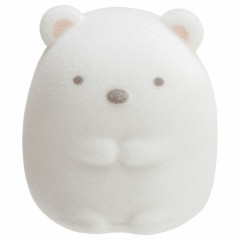 Japan San-X Sumikko Gurashi Petit Collection Mascot - Shirokuma Polar Bear Flocked