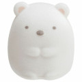 Japan San-X Sumikko Gurashi Petit Collection Mascot - Shirokuma Polar Bear Flocked - 1