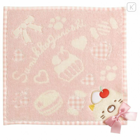Japan San-X Mini Towel - Sumikko Gurashi / Sweets House / Neko - 1
