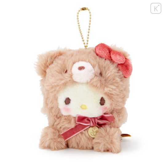 Japan Sanrio Keychain Plush - Hello Kitty : Latte Bear - 1