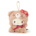 Japan Sanrio Keychain Plush - Hello Kitty : Latte Bear - 1
