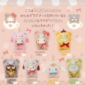 Japan Sanrio Keychain Plush - Hello Kitty : Latte Bear - 4