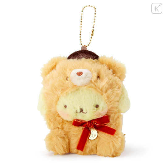 Japan Sanrio Keychain Plush - Pompompurin : Latte Bear - 1