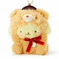 Japan Sanrio Keychain Plush - Pompompurin : Latte Bear - 2