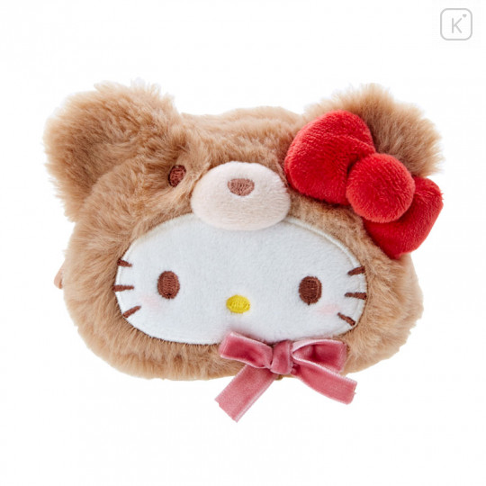 Japan Sanrio Mini Pouch - Hello Kitty / Latte Bear - 1