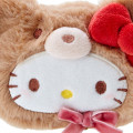 Japan Sanrio Mini Pouch - Hello Kitty / Latte Bear - 4