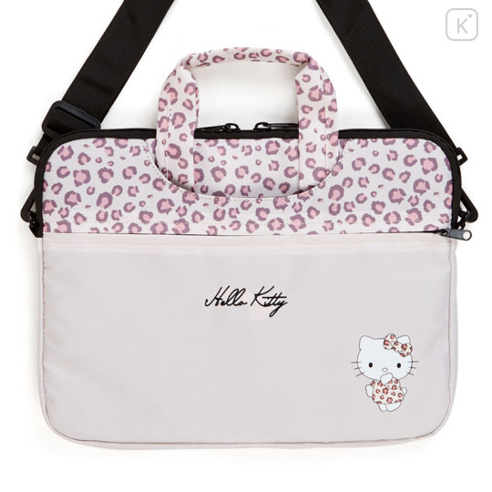 Japan Sanrio 2way Laptop PC Bag - Hello Kitty : Animal Dot - 2