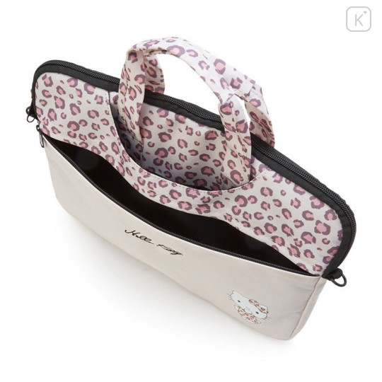 Japan Sanrio 2way Laptop PC Bag - Hello Kitty : Animal Dot - 6