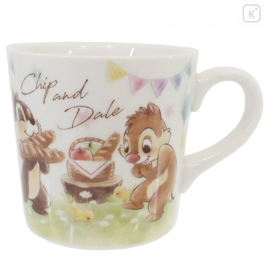 Japan Disney Ceramic Mug - Chip & Dale / Sunny Days - 1