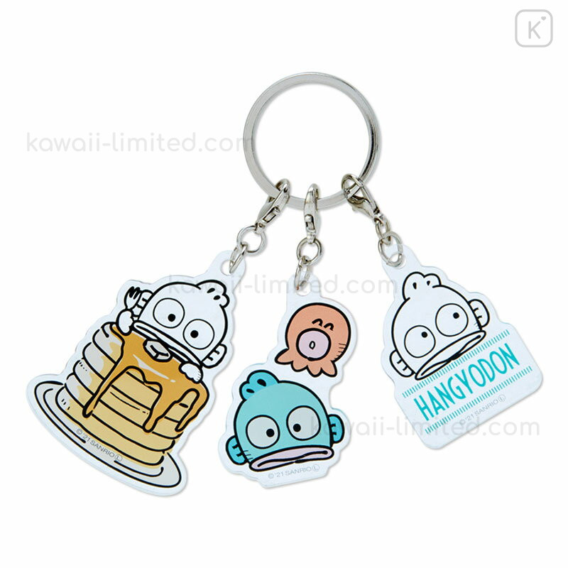 Japan Sanrio Acrylic Keychain - Hangyodon / Enjoy | Kawaii Limited