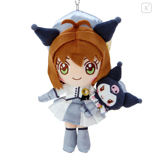 Japan Sanrio × Cardcaptor Sakura Keychain Plush - Sakura Kinomoto & Kuromi - 2