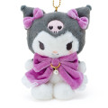 Japan Sanrio Keychain Plush - Kuromi : Ribbon - 2