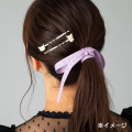 Japan Sanrio Hair Ribbon Set - Kuromi / Ribbon - 6