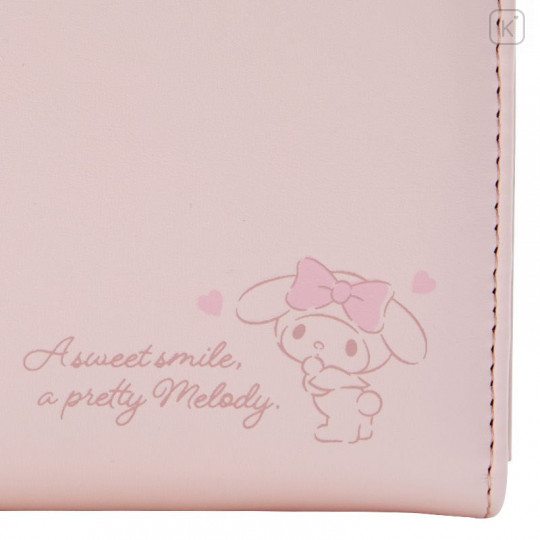 Japan Sanrio Folded Wallet - My Melody / Plate - 6