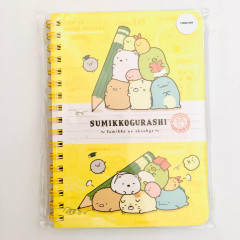 San-X A6 Twin Ring Notebook - Sumikko Gurashi / Study