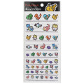 Japan Pokemon 4 Size Sticker - Pikachu Pixel Art - 1
