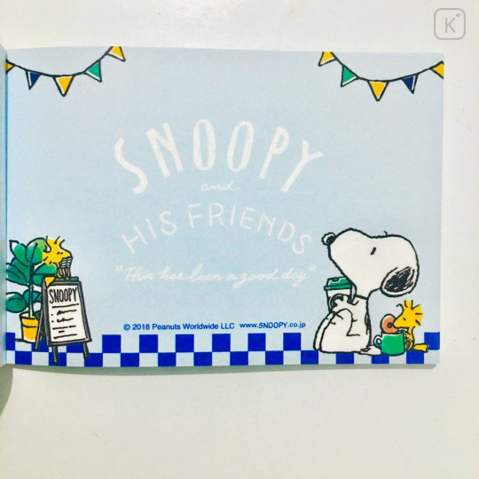 Japan Peanuts Mini Notepad - Snoopy & Friends / Snack Truck - 2