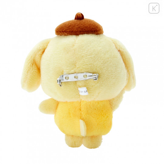 Japan Sanrio Mascot Brooch - Pompompurin / Sanrio Pocket Story - 2