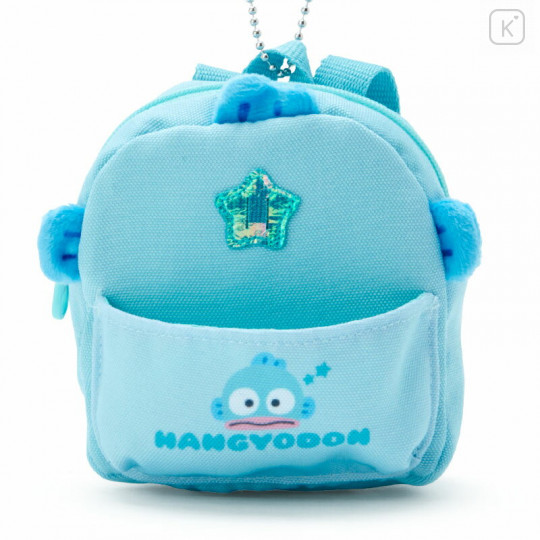 Japan Sanrio Mini Backpack with Pocket Keychain - Hangyodon / Sanrio Pocket Story - 2