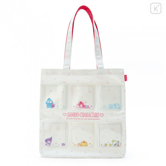 Japan Sanrio Tote Bag with Pocket - Sanrio Pocket Story - 1