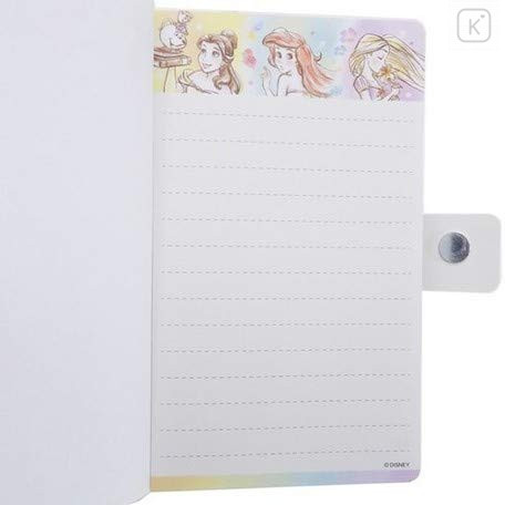 Japan Disney Smartphone Cover Memo Pad - Disney Princess - 4
