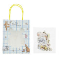 Japan Disney Stickers with Mini Paper Bag - Winnie The Pooh / Blue - 2