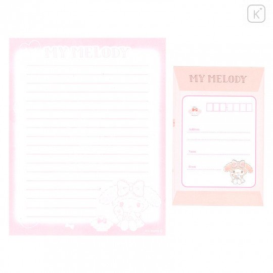 Japan Sanrio Stationery Letter Set - My Melody / Pink Love - 2