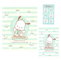 Japan Sanrio Stationery Letter Set - Pochacco / Mint Chocolate