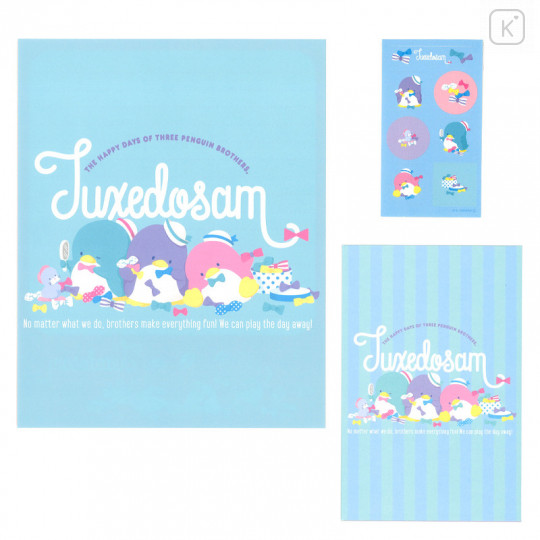 Japan Sanrio Stationery Letter Set - Tuxedosam / Play - 1