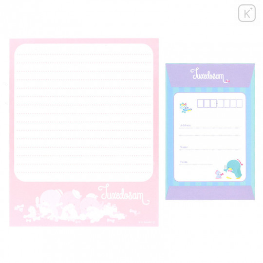 Japan Sanrio Stationery Letter Set - Tuxedosam / Play - 2