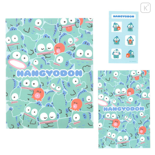 Japan Sanrio Stationery Letter Set - Hangyodon / Full - 1