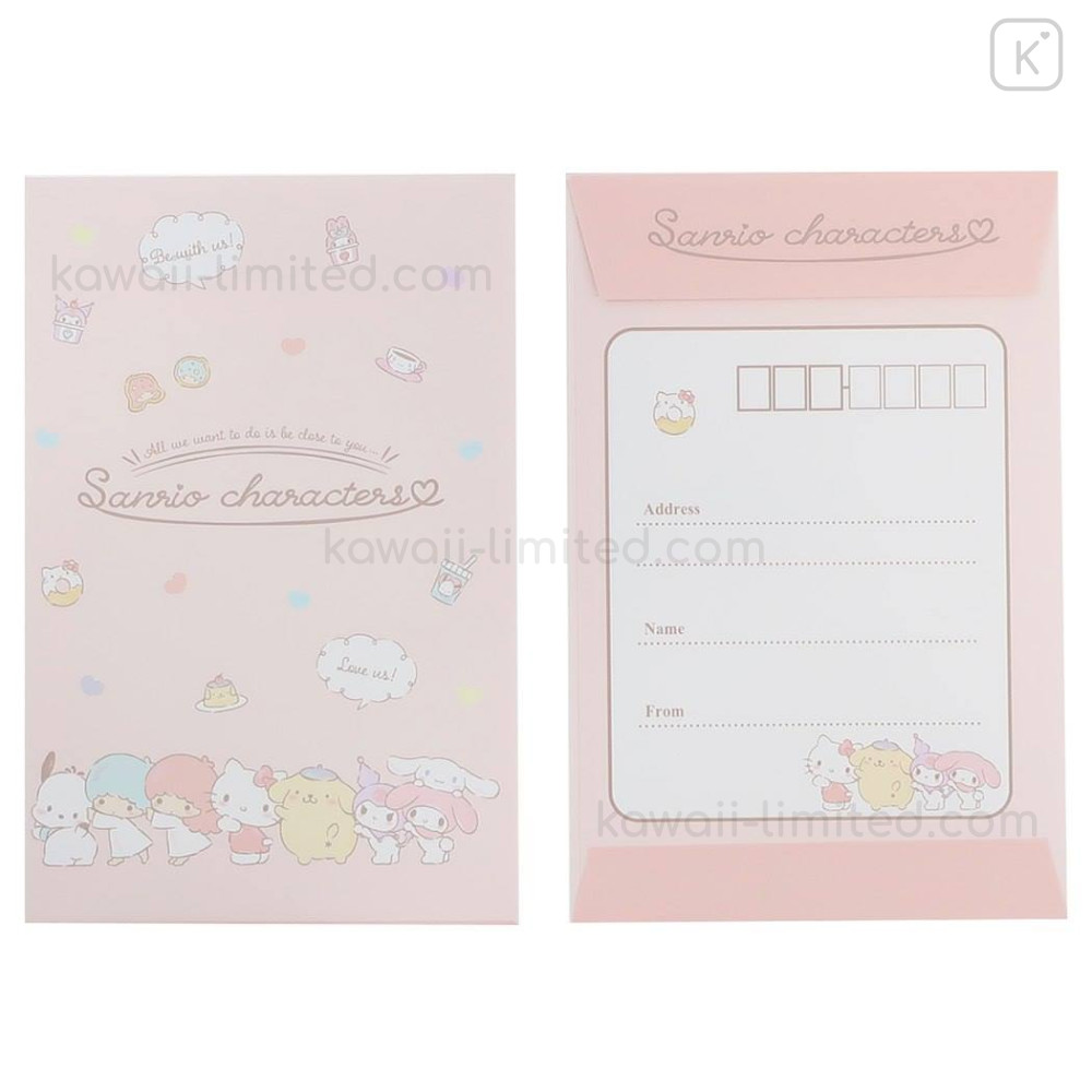 Japan Sanrio Stationery Letter Set - Sanrio Characters / Line up | Kawaii  Limited