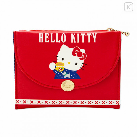 Japan Sanrio Flat Pouch - Hello Kitty / Forever Sanrio - 1