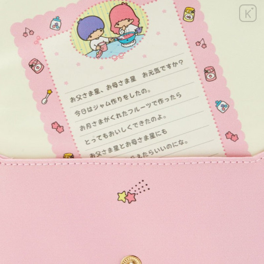 Japan Sanrio Flat Pouch - Little Twin Stars / Forever Sanrio - 7