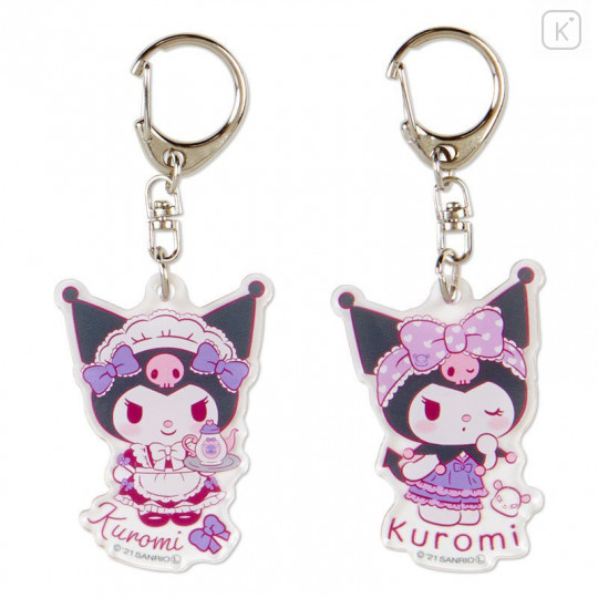 Japan Sanrio Secret Acrylic Keychain - Kuromi Collection / Blind Box - 6