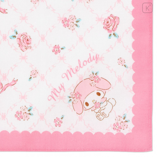 Japan Sanrio Handkerchief - My Melody / Flower - 3