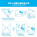 Japan Sanrio Origami Style Handkerchief - Hello Kitty - 6
