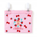 Japan Sanrio Pocket Pouch - Hello Kitty / Strawberry - 2
