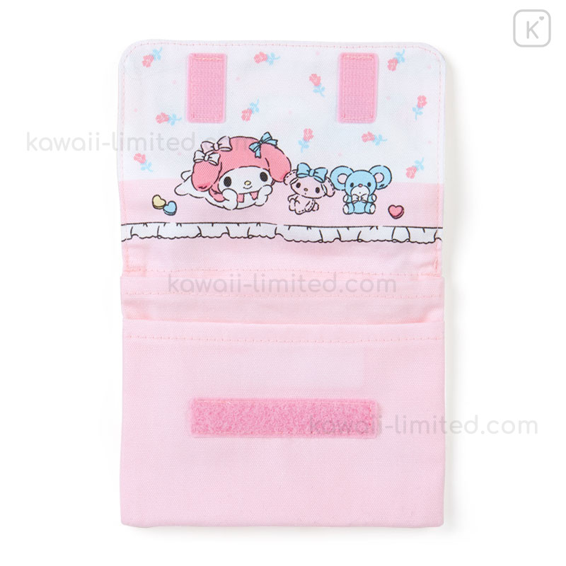 Hello Kitty Black & Pink Mesh Pouch – JapanLA