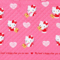 Japan Sanrio Quilting Handbag - Hello Kitty / Bear - 5