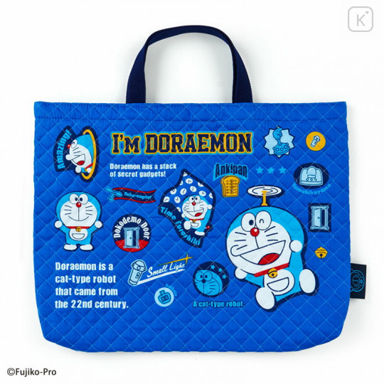 Japan Sanrio Quilting Handbag - Doraemon - 1