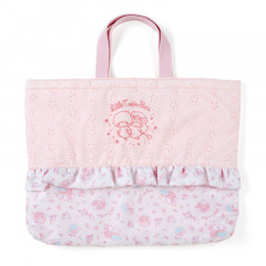 Japan Sanrio Handbag - Little Twin Stars / Flower Frills