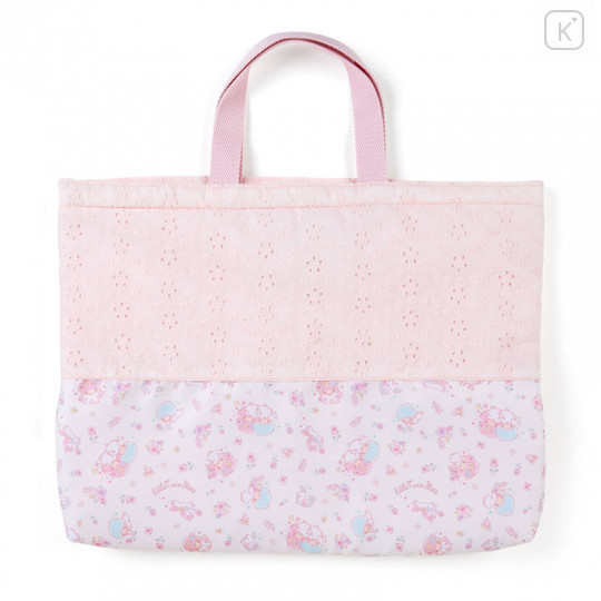 Japan Sanrio Handbag - Little Twin Stars / Flower Frills - 2
