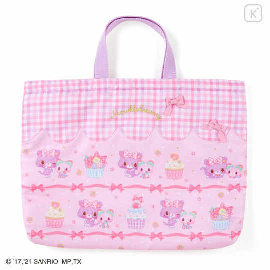 Japan Sanrio Handbag - Mewkledreamy / Check Ribbon - 1