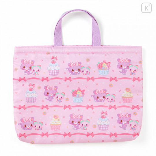 Japan Sanrio Handbag - Mewkledreamy / Check Ribbon - 2